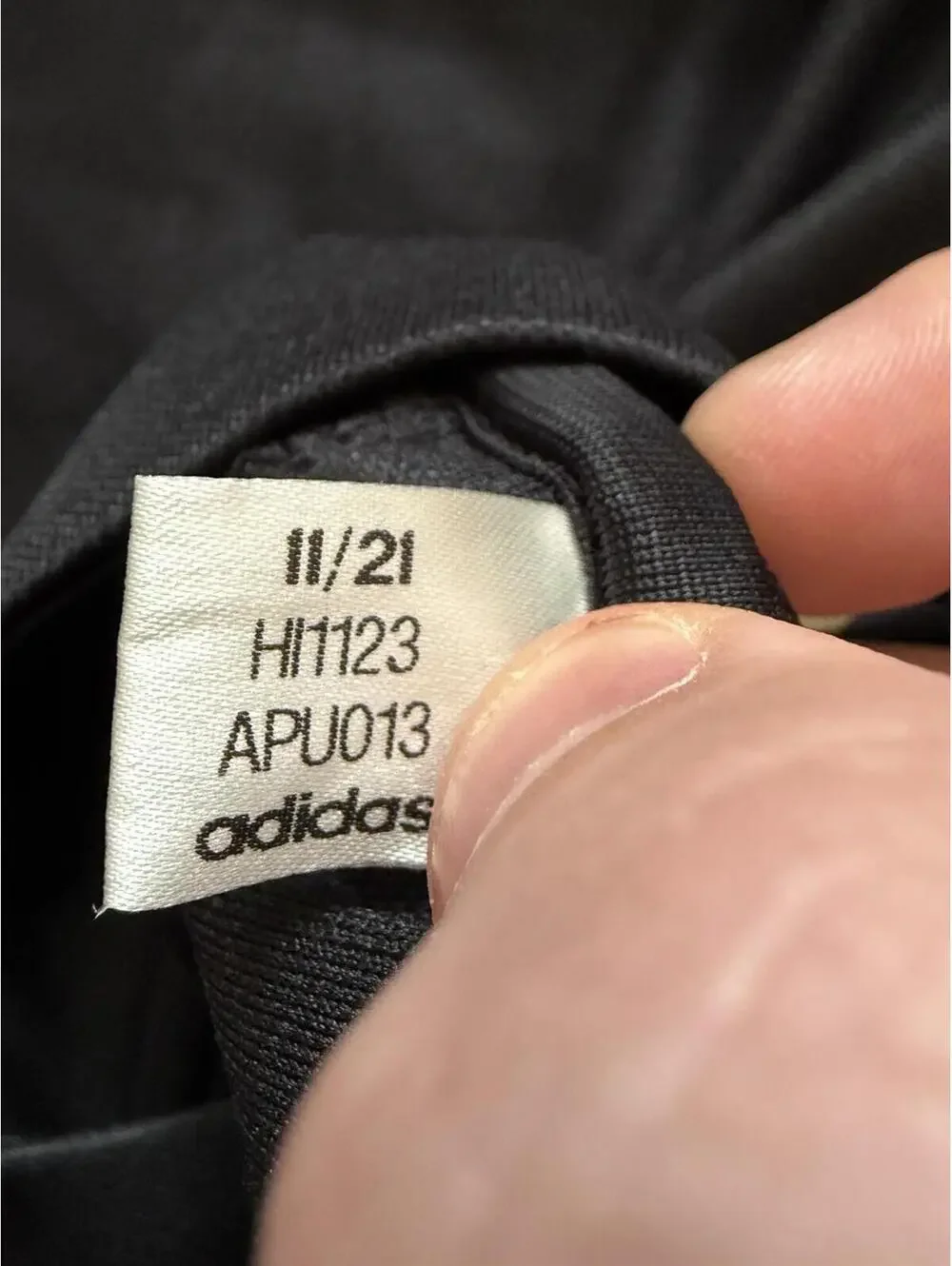 Adidas Men's Tiro Track Jacket Size XL Black Gold Stripes Full Zip HI1123